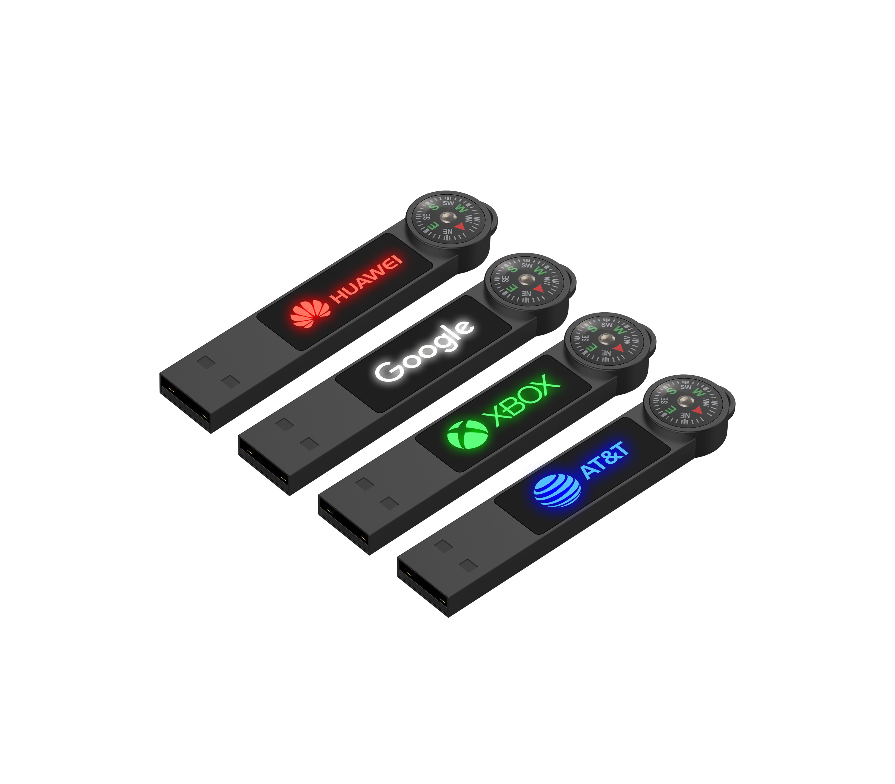 Storage And Backup Thumb Drive Memory Stick Jump Drive With LED Light
