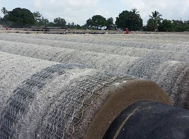 Galvanised Welded Wire Mesh For Subsea Pipe Concrete Coating Reinforcement