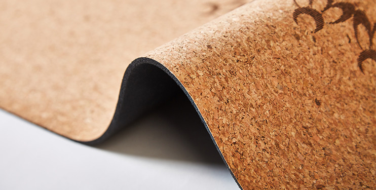 ECO-Friendly Cork Material Yoga Mat, Workout mat, Patterned Design Cork Yoga Mat, Fitness mat, workout mat