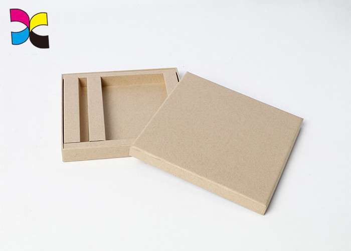 Plain Kraft Paper Printed Gift Boxes With Insert Product Packaging Offset