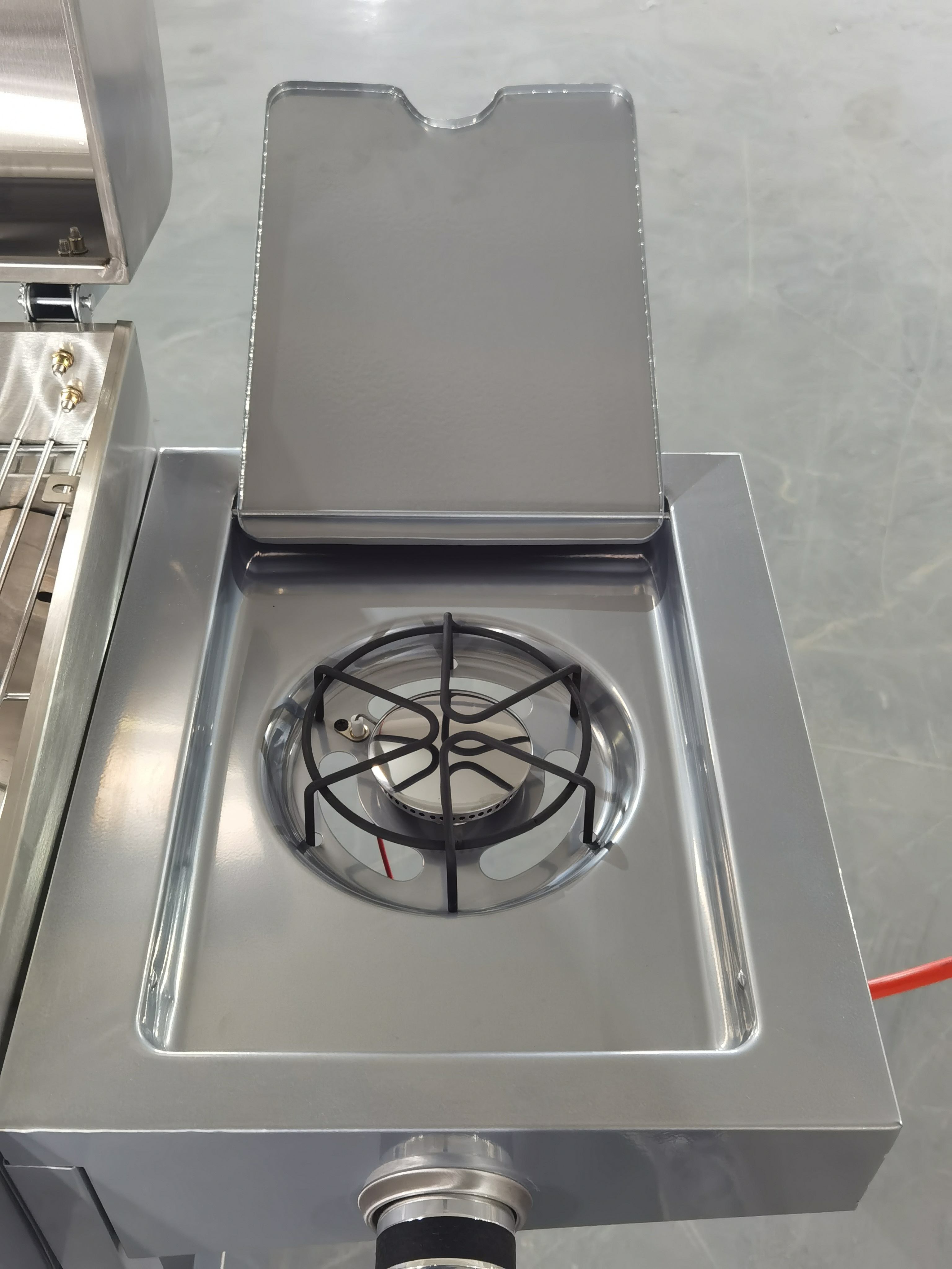 YF-01ZW06-BS Heavy-Duty Stainless Steel 6 1 Burners BBQ Gas Grill with Powder Coating