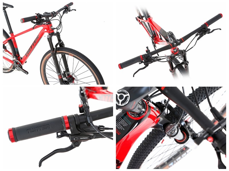 Carbon Fiber Montain Bike 27.5 29er Warriorpro SHIMANO M6100-12 Speed T900 Disc Brake Adult MTB