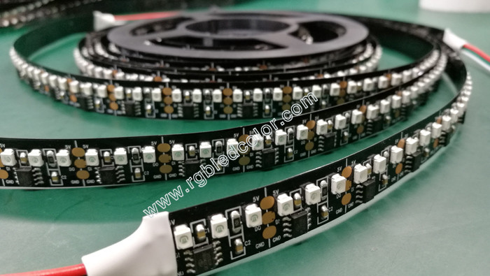 ws2811 3528 digital green led strips dc5v 144led per m