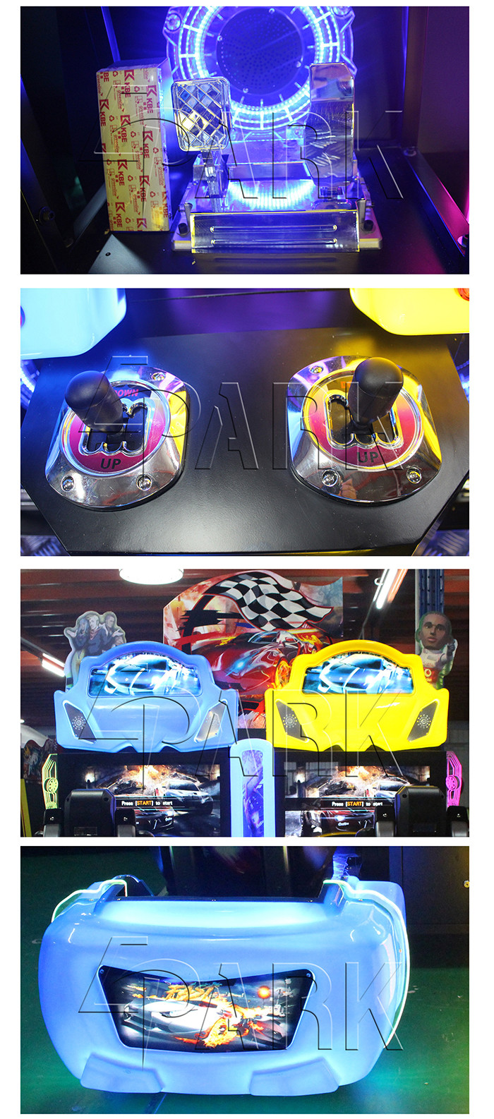 2 Players Car Driving Simulator Coin Operated Video Game 1 Year Warranty