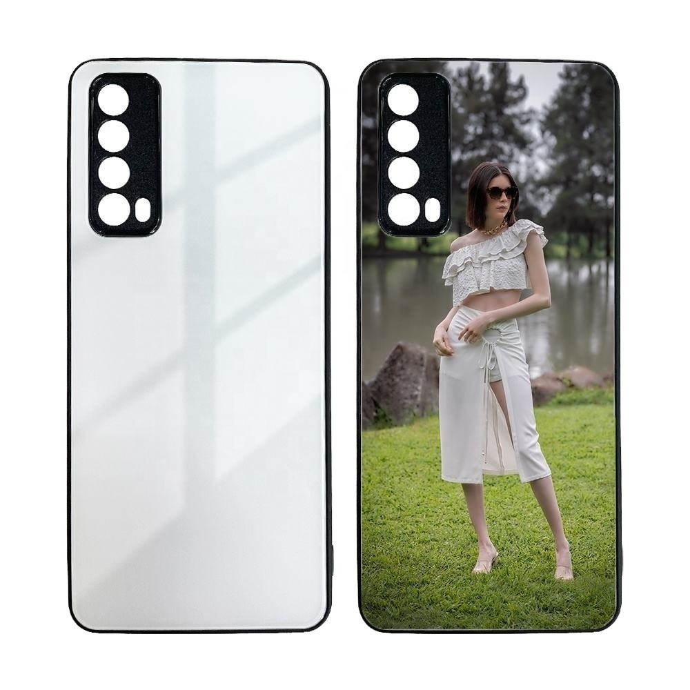 Slim Design Sublimation Blank Glass phone case 2D Shockproof