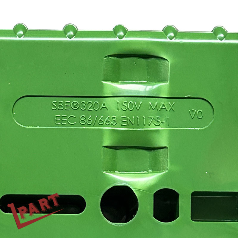 Forklift Spare Parts Green Anderson Battery Connector SBE320 320A 150V