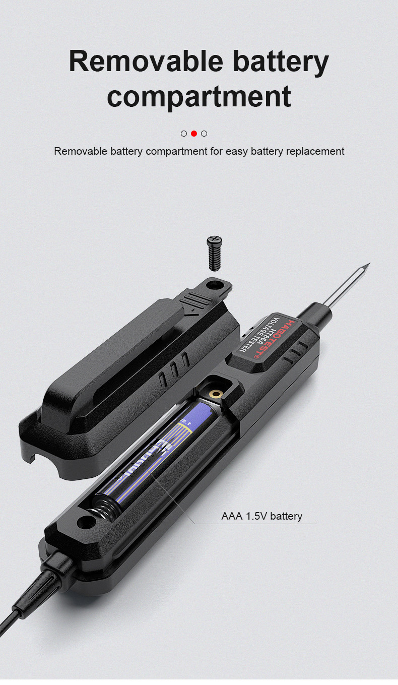 HT86A Car Voltage Detector Pen Non Contact Voltage Tester Continuity Resistance Ohm Meter Car Fault Circuit Test Pencil