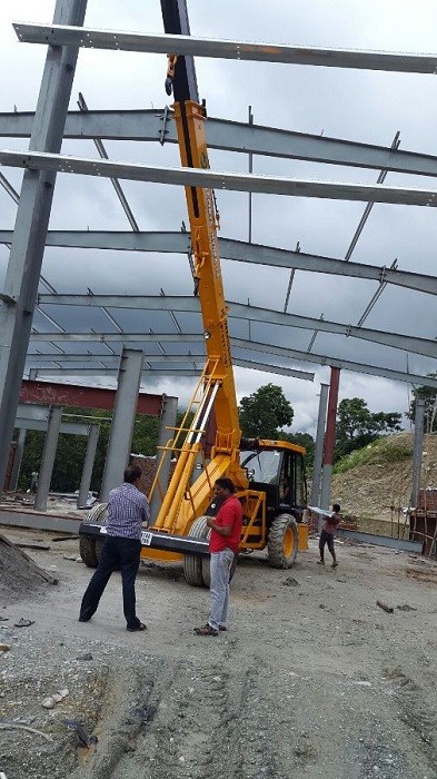 Easy Assemble Light Weight Warehouse Steel Structure Single Or Double Span