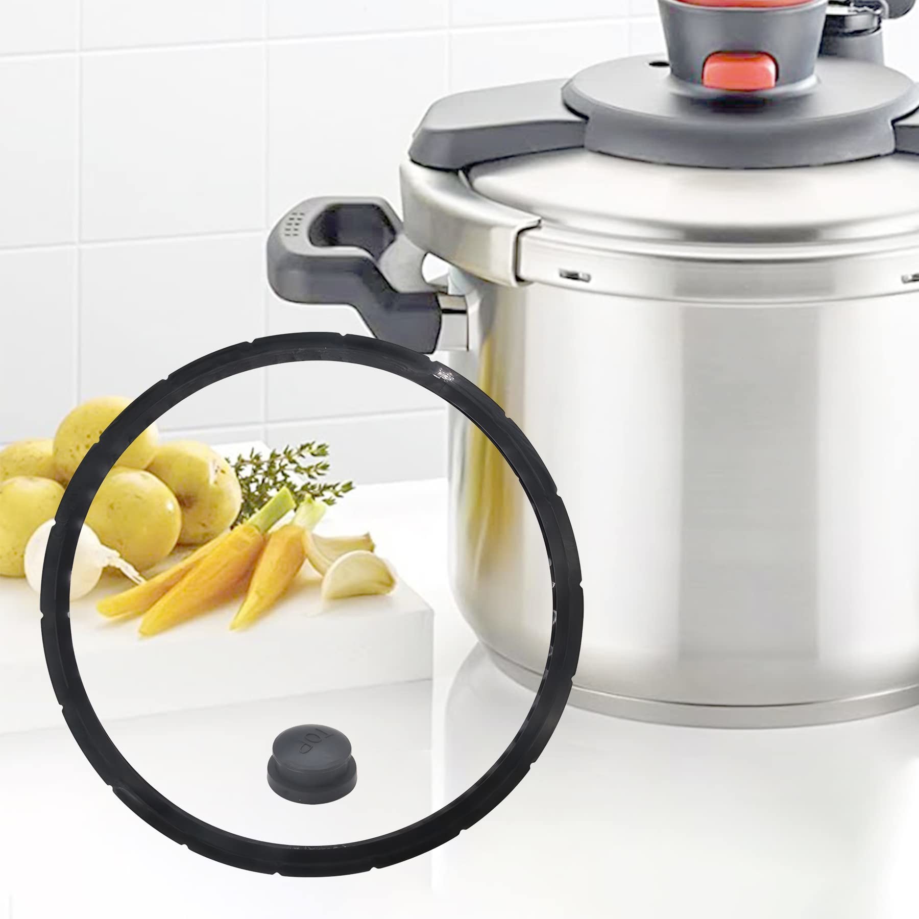 Silicone Instant Pot 2 Pack Sealing Ring 3 QT 5QT 6QT 8QT For 6 Qt Power Cooker Inner Pot Seal