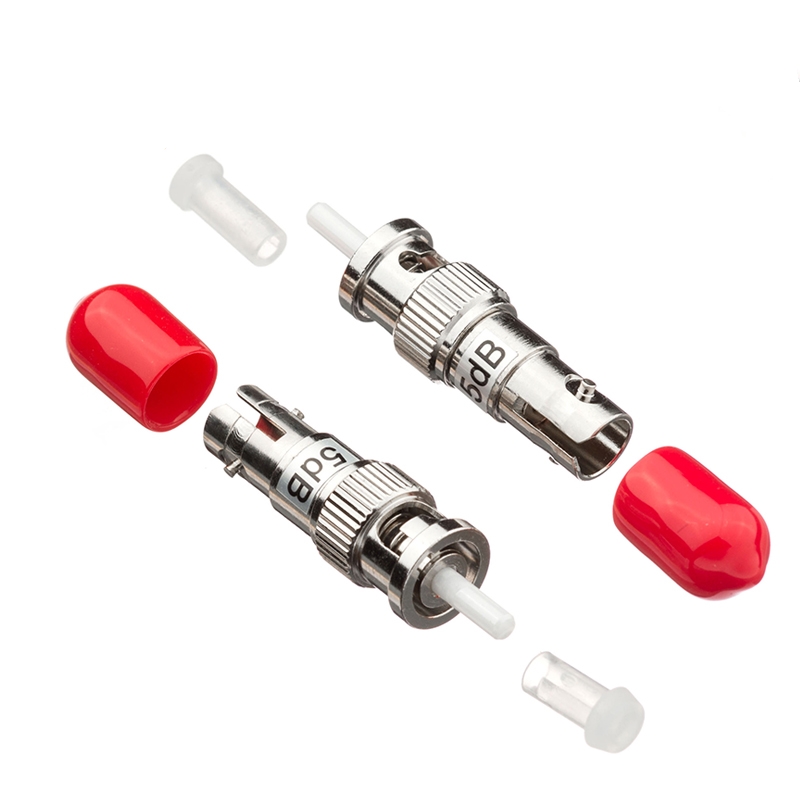 6dB 7dB 10dB Fiber Optical Attenuator ST Male To Female For FTTH