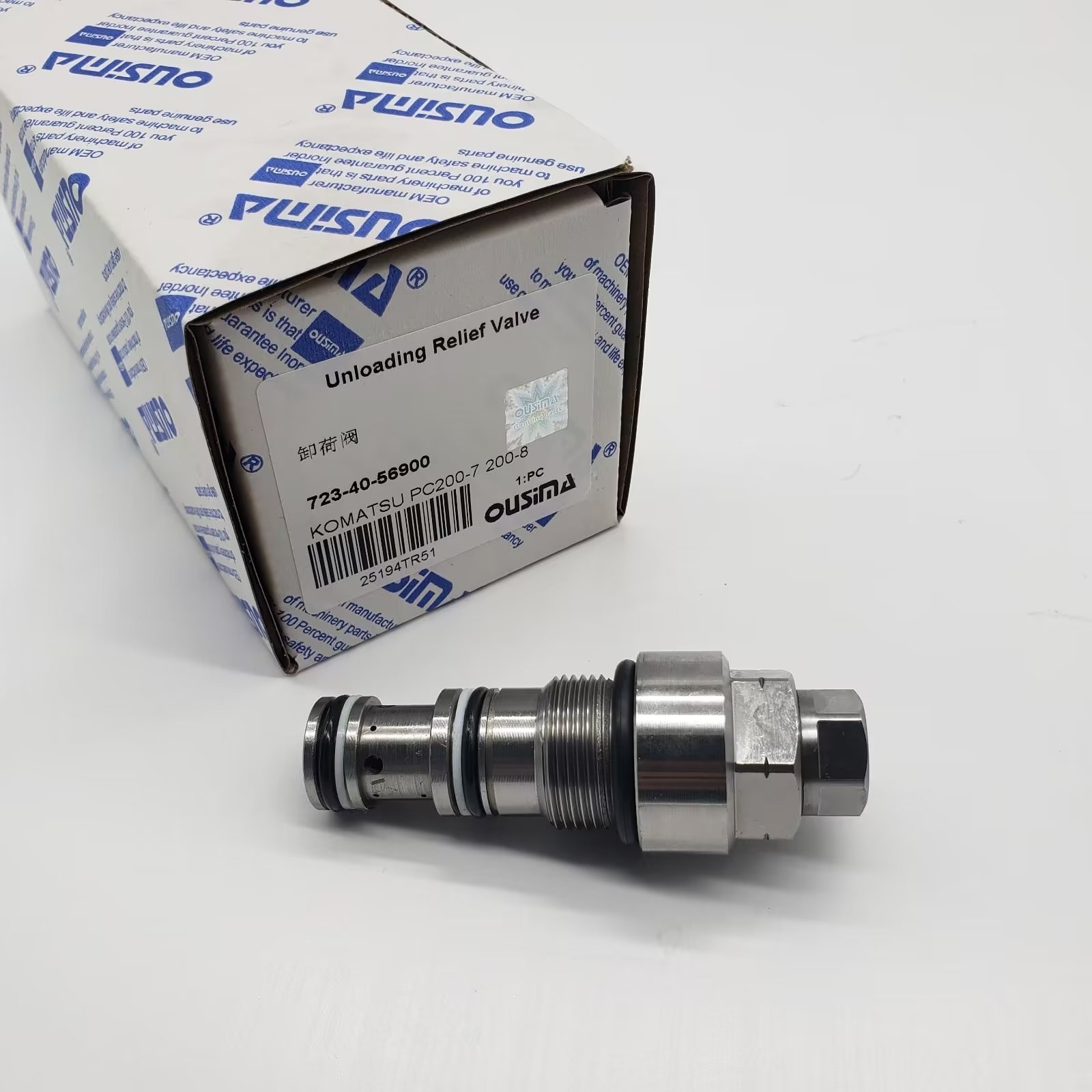 723-40-56900 7234056900 Unloading Relief Valve For KOMATSU PC200-7 PC200-8