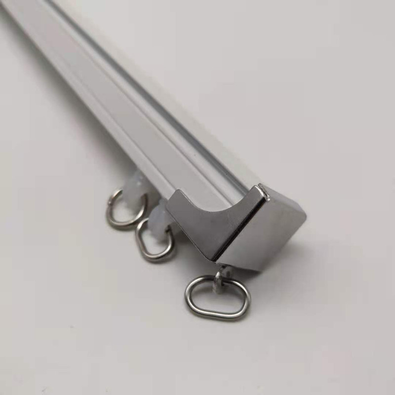 Classic Style 1.2mm Thickness 6.7m Ceiling Curtain Track Noise Free