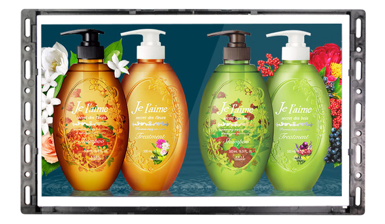 Open Framed Retail LCD Screens , 1024x600 HD LCD Retail Display Screen