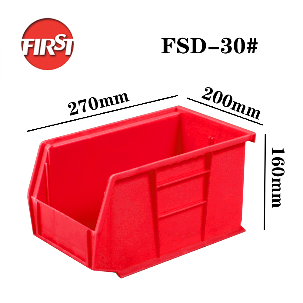 10x10 15 X 15 13x13 Plastic Storage Bins Plastic Stackable Hang Storage Bin Warehouse Tool Parts
