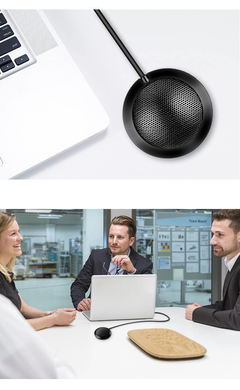 Desktop Omnidirectional Microphone High sensitivity Mic pluy and play clearly pick up
