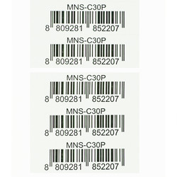 Custom Printed Barcode Labels Waterproof Product Label Stickers