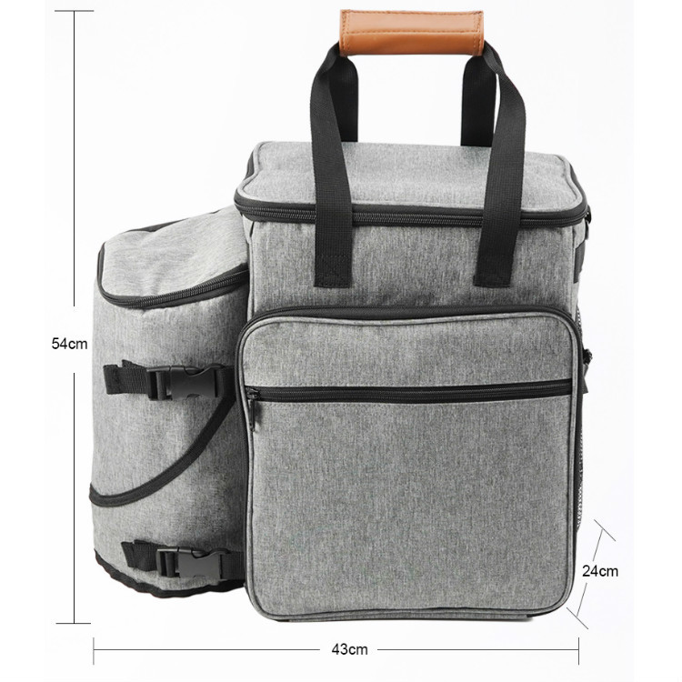 Oxford 54cm Travel Dog Food Carrier 24cm Pet Food Packaging Bag