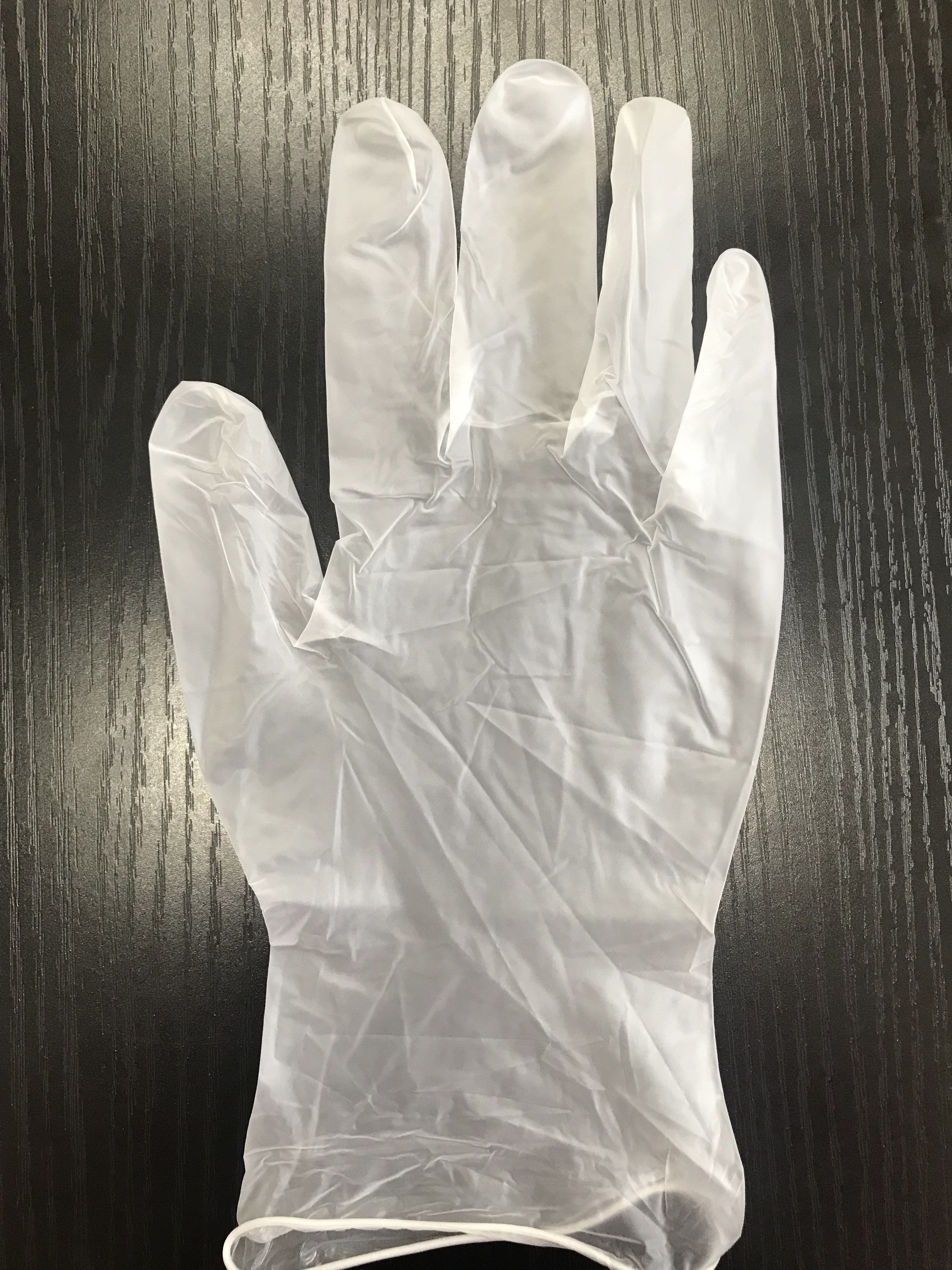 Mechanical Repairs Printed Powder Free Vinyl Gloves With Rolled Rim
