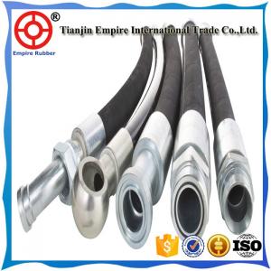 China Hydraulic pump specified DIN EN853 1'' inch steel wire braided hydraulic rubber hose on sale