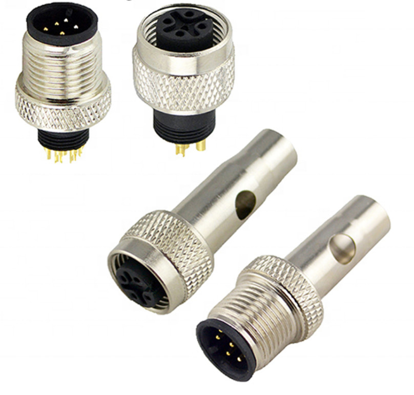 AISG M5 4 Pin 5pin Waterproof Circular Connector Male Female Automative