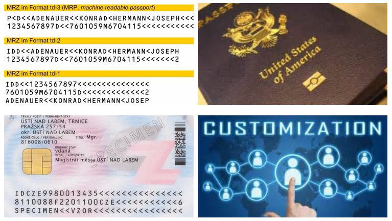 OCR Reader CMOS Passport ID Card and Driving License Document Scanner for Stock Products
