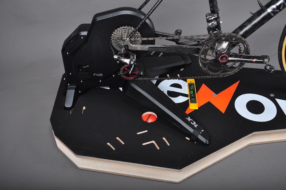 Wooden Platform Cycling Table For Indoor Exercise Bike Training And More Benefits