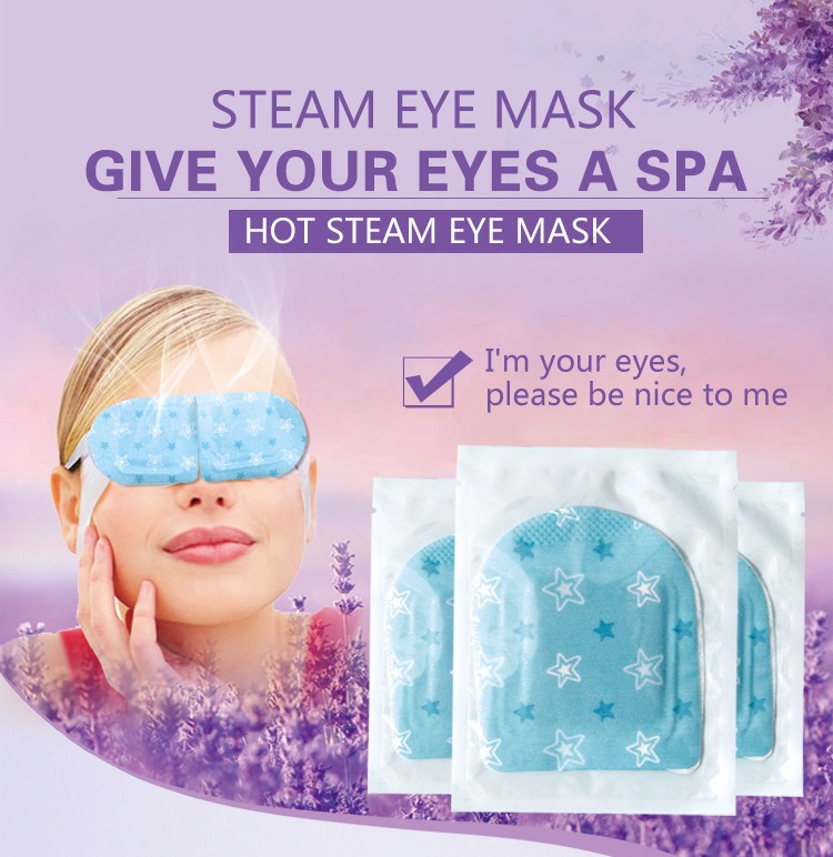 Disposable Hot Steam Warm Spa Patch Self-heating Eye Mask for Eye