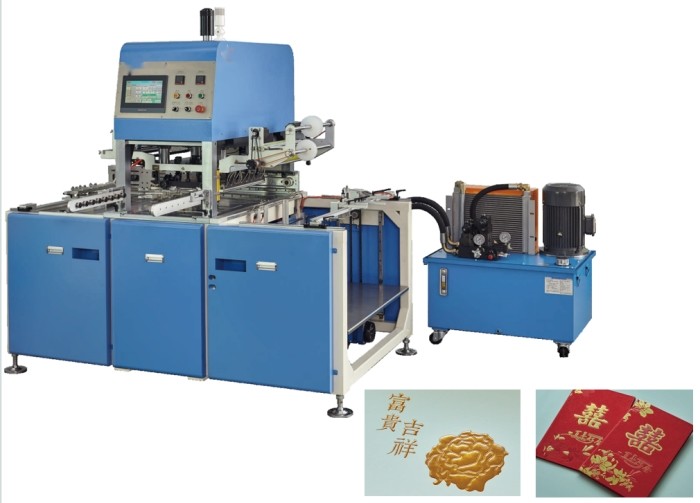 Automatic Hot Foil Stamping Machine Max speed 1200 - 1500sheet/min Stamping Pressure 10Tons / 20Tons