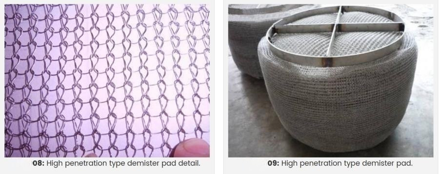 Stainless Steel Prefabricated Demister Pad For Gas And Liquid Separating