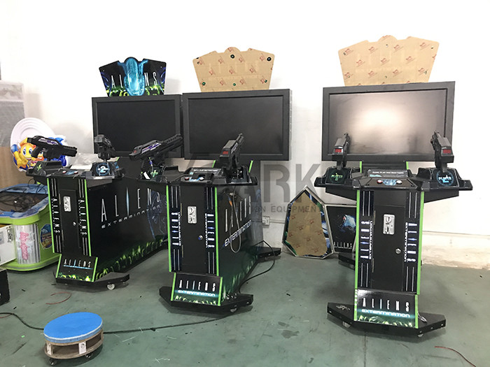42" Lcd Projection Screen Coin Operated Arcade Simulator / Gun Shooting Game Machine