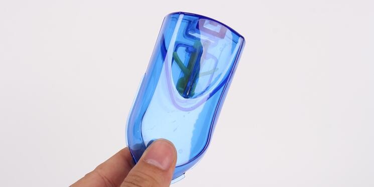 28 compartment column shape plastic pill storage box with pill crush box, Conventional eco-friendly 4 grids plastic trav