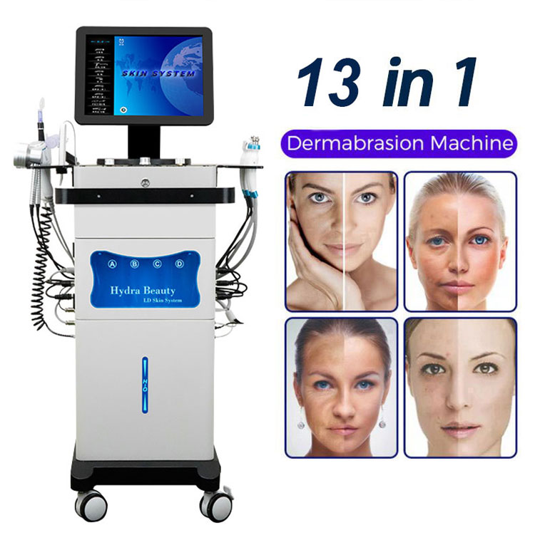 Multifunctional Hydro Dermabrasion Profession Anti Aging Diamond Peeling Injection Facial Oxygen Beauty Equiment