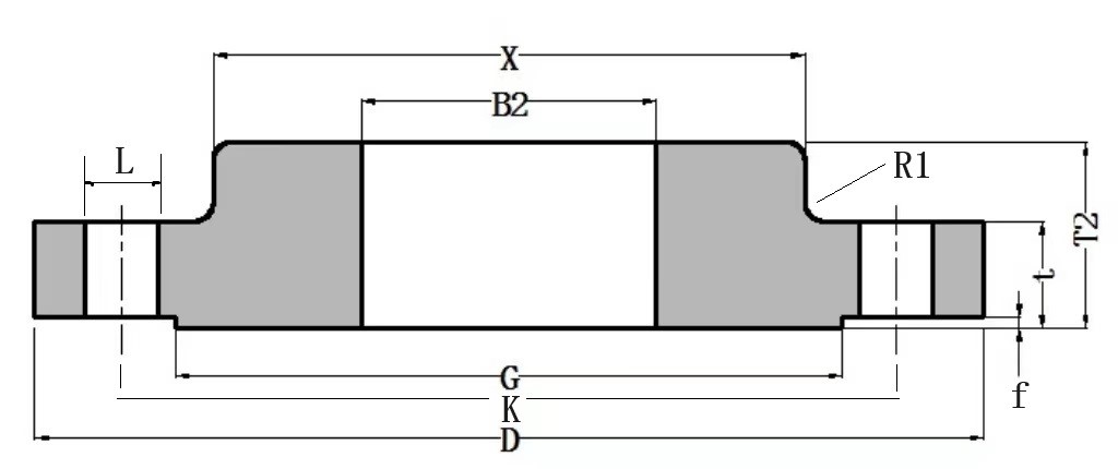 BS4504 PN 16 Slip On Industrial Pipe Flanges Carbon Steel A105 Stainless Steel ASTM A182 F304/316/321 Slip On Flanges