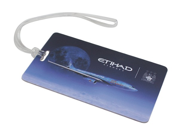 Hard PVC Airline plastic luggage tags for Suitcase Baggage CMYK Offset Printing