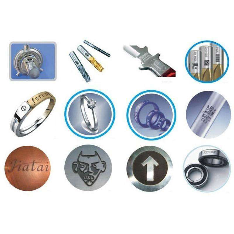 10W 50W Fiber Laser Marking Machine For Metal / Stainless steel