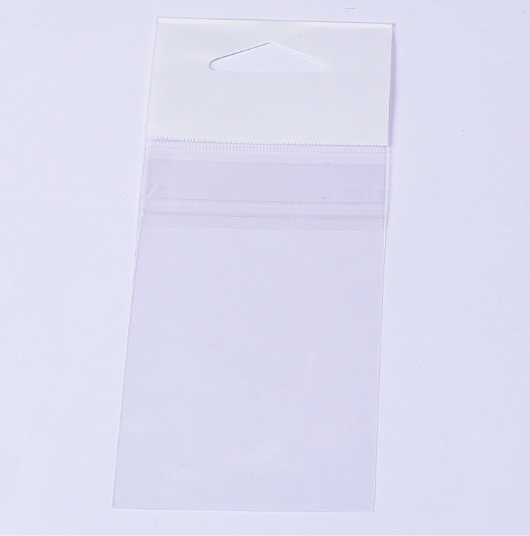 Resealable Opp Header Bag Self Adhesive Opp Bag Packing For Disposable Package