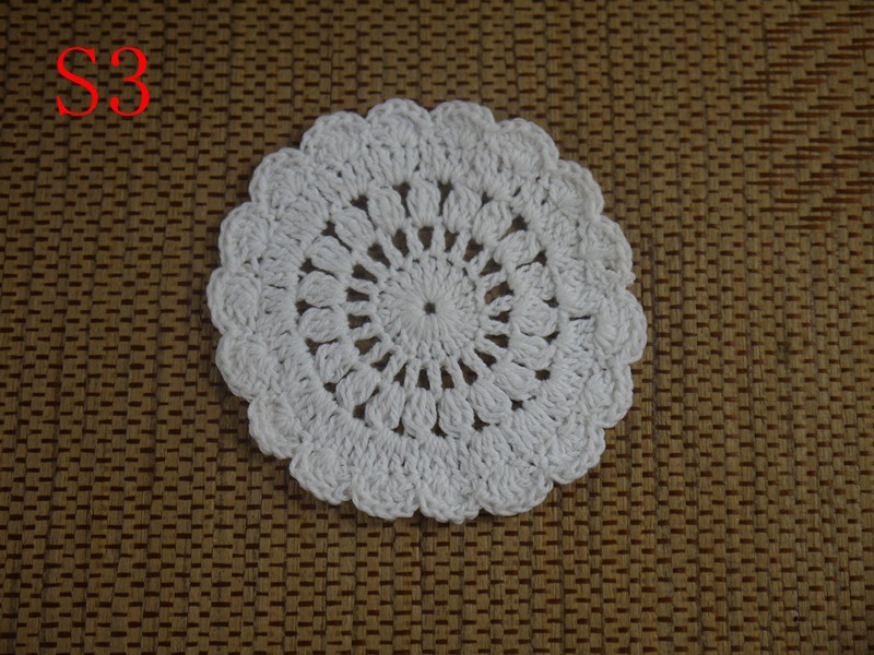 Handmade crocheted blanket handmade carpet yarn crochet decoration color block flower blanket