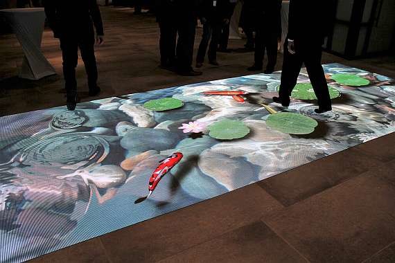 220V Voltage LED Dance Floor with DMX512 Control System and 3840hz/s Refresh Rate