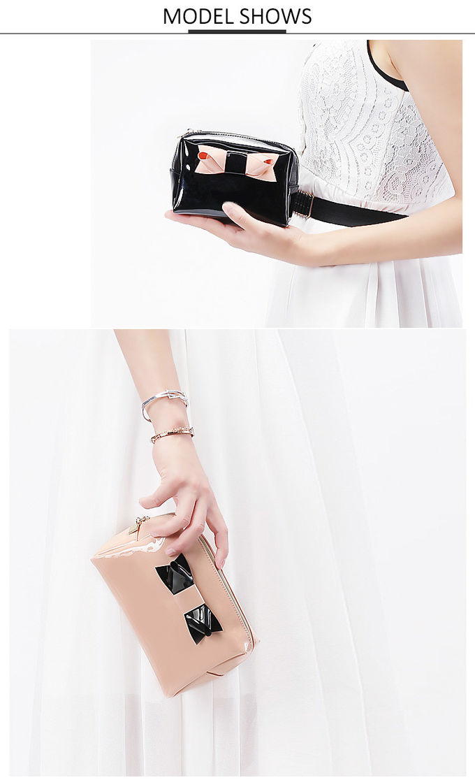 Flexible Portable Multi Functional PU Cosmetic Bag