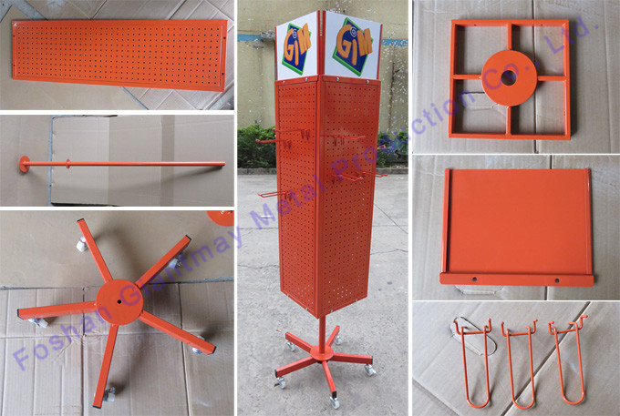 4 Sided Rotating Rack Turntable Stand Rotating Display
