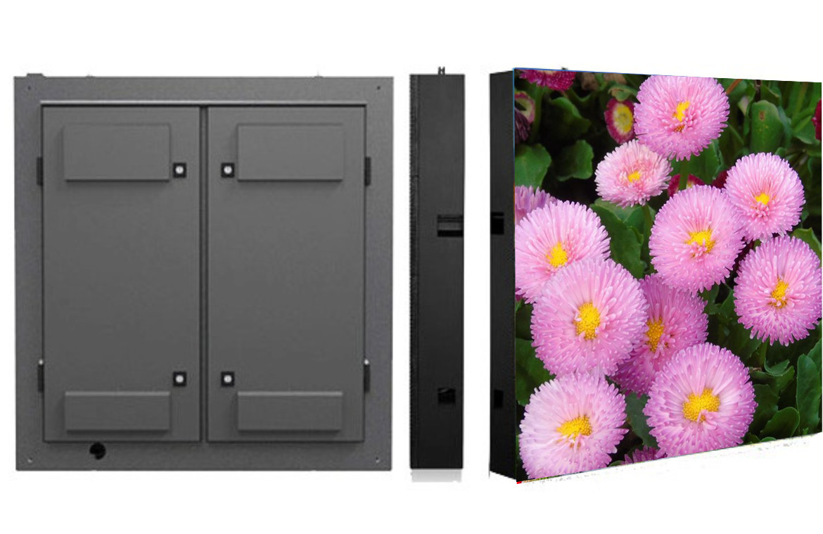 IP65 Waterproof Full Color LED Advertising Display Easy Assembly 960x960mm Cabinet Size