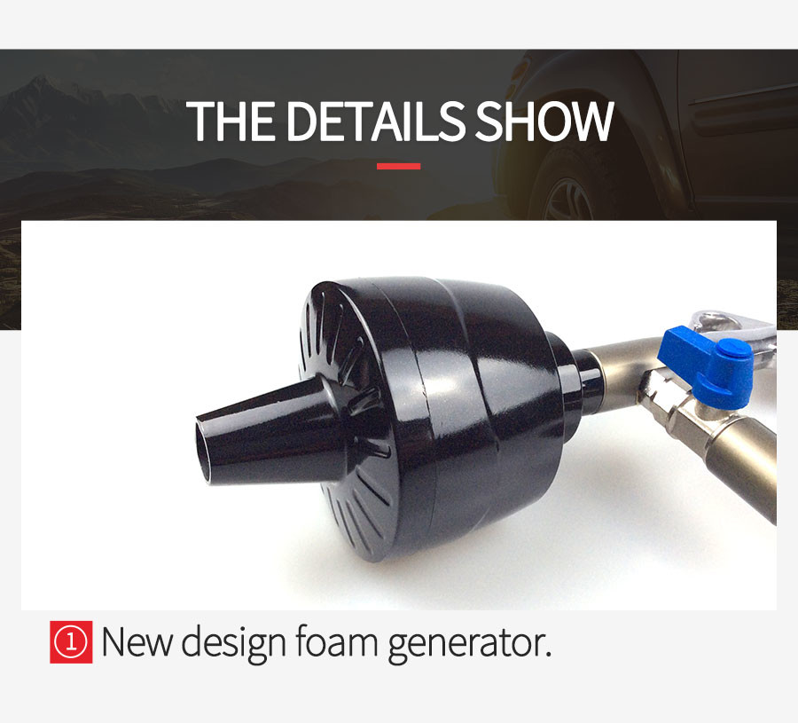 1 L Bottom Pump Foam Sprayer For Car Soap Foam Gun Customized Size
