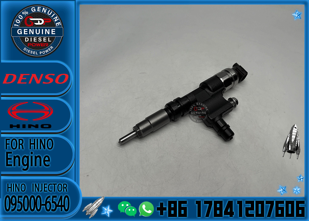 High quality Common rail injector Fuel Injector 23670-E0180 095000-6540 for HI-NO J08E 23670-E0180 095000-6540