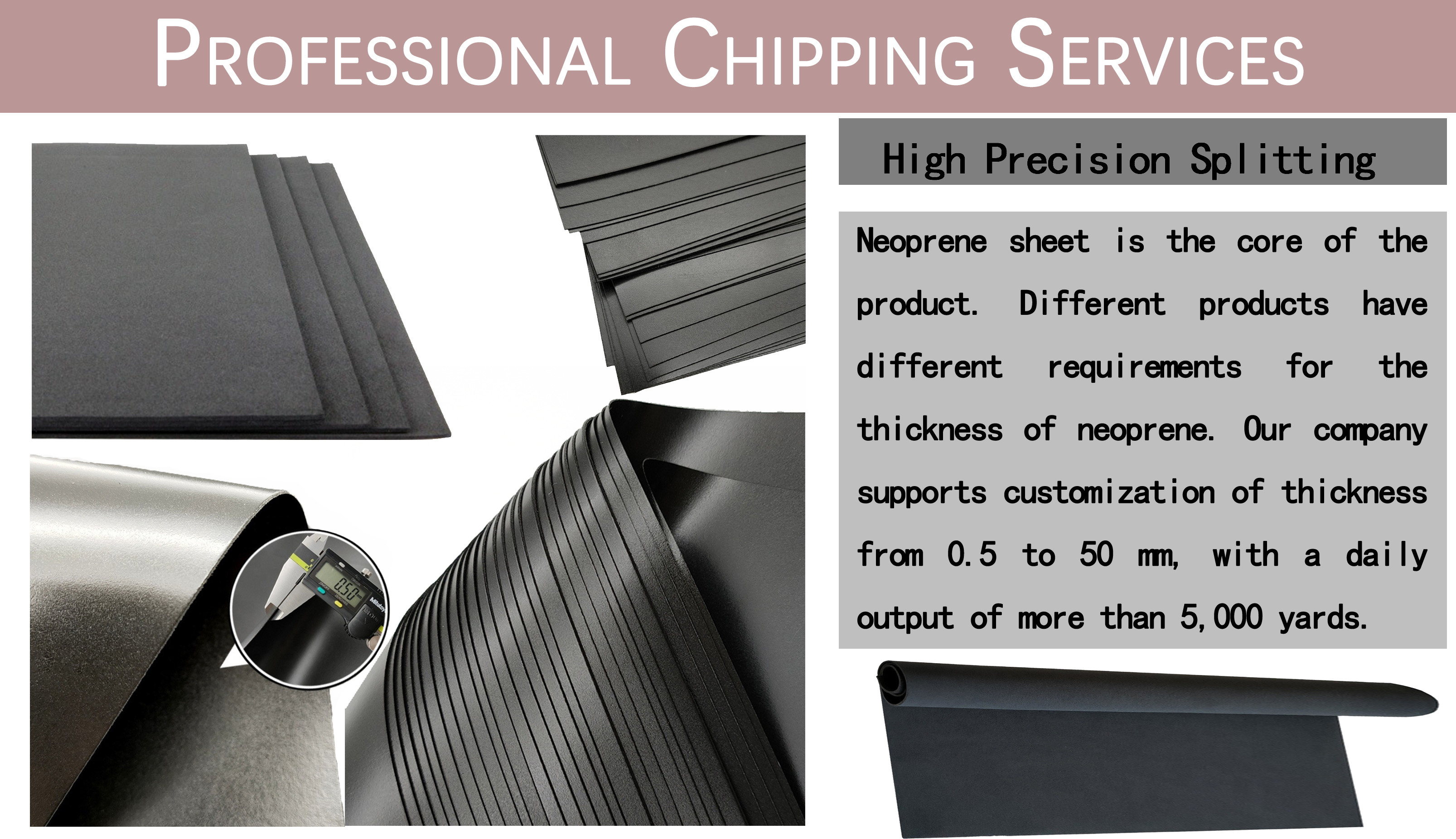 High Resilience SCR Neoprene Sheet For Luggage,Phone case, Camera bag,Outdoor gloves, Footwear
