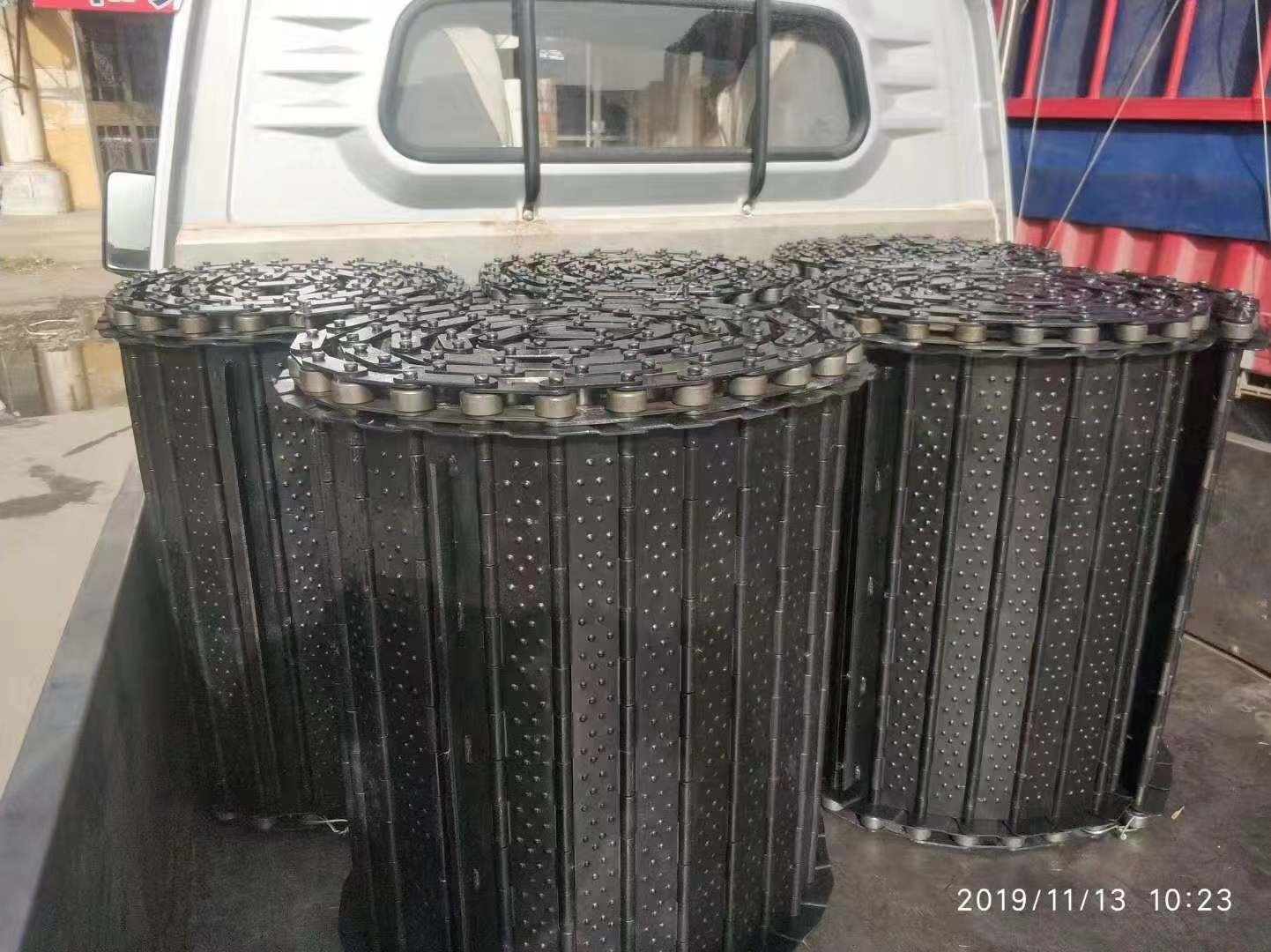 Carbon Steel Chain Plate Link Belt With Zinc Galvanized For Chip Removal Machine