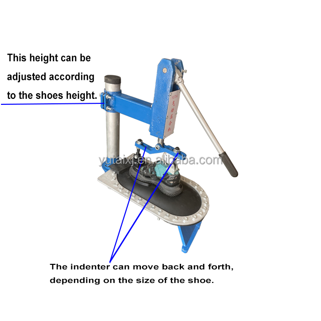 Small Manual Air Press Sole Attaching Machine High Efficiency Easy Operation