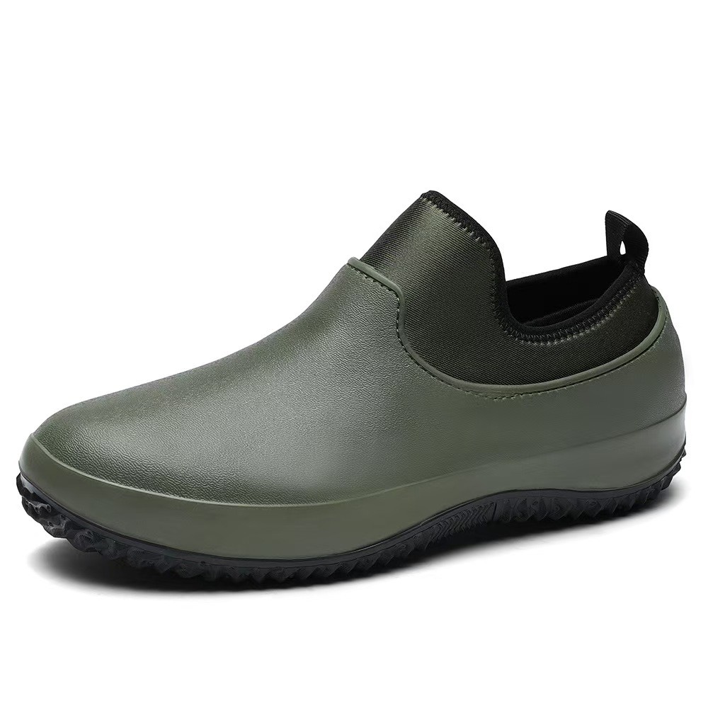 Plus Size Unisex Kitchen Work Shoes Outdoor Non Slip Waterproof Durable Slip On
