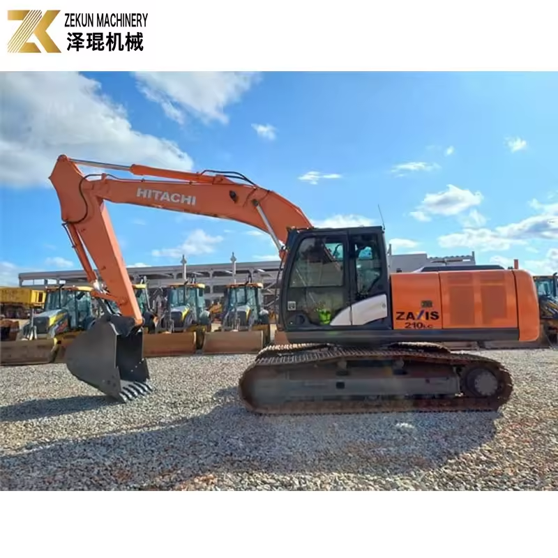 Used Hitachi ZX210 Excavator ZX210LC ZX210LC-3 with Original Japanese Engine at Hot