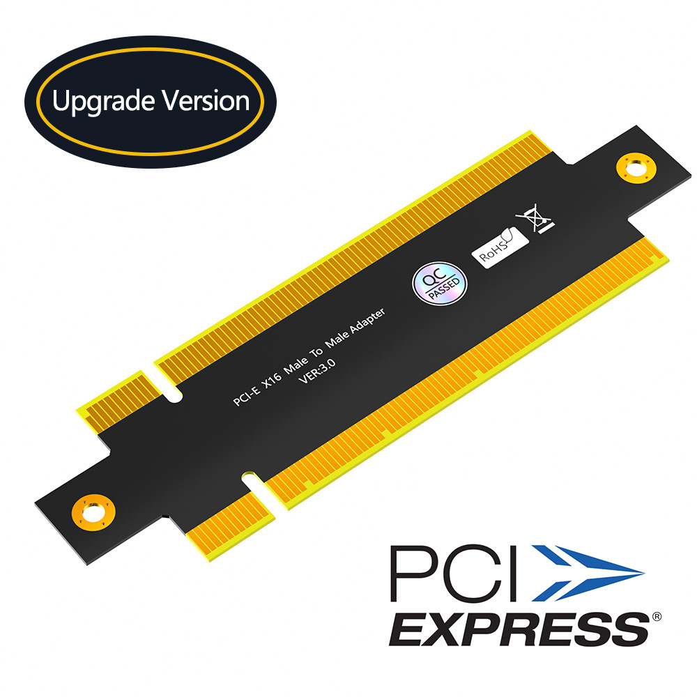 PCI Express PCI-E 3.0 16X Male to X16 Male Adapter Extension Card