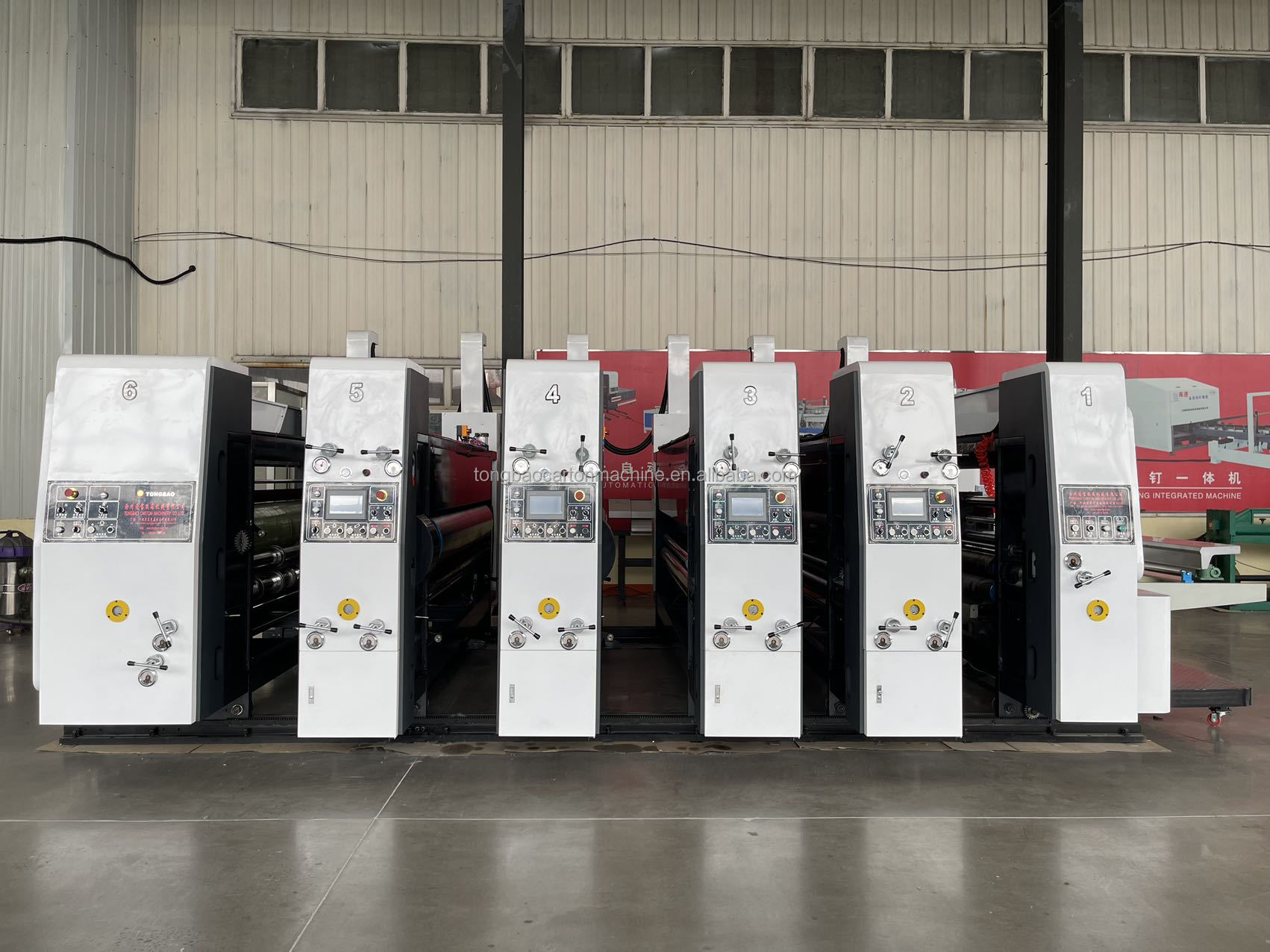 Flexo Plate Printer Slotter Die Cutter Machine for Corrugated Box Pizza Box Making